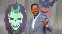 Aktor asal Amerika Serikat, Will Smith, mengaku sebagai fans AS Roma. (AFP/Justin Tallis)