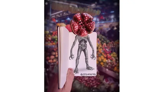 Pria Ini Gabungkan Gambar Kartun dan Realita, 6 Hasilnya Bikin Takjub