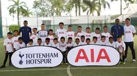 24 anak-anak terbaik dari AIA Junior Cup 2018 mengikuti AIA Football Camp di Thailand, 25-29 Juni 2018. (Istimewa)