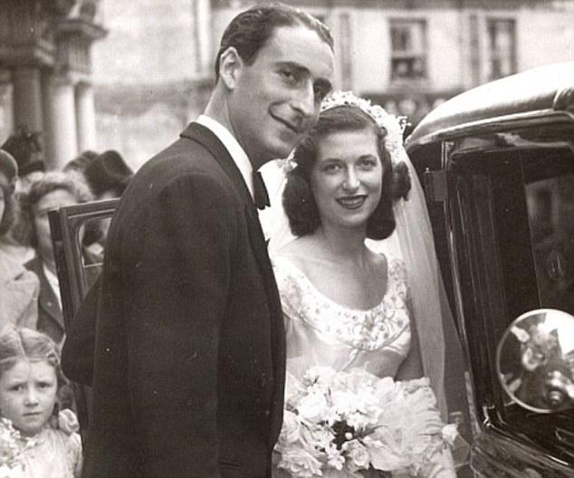 Pernikahan Ayah dan ibu Linda, 1947 | copyright dailymail.co.uk