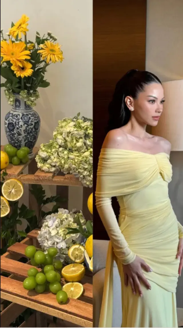 Elegan dengan dress kuning, 8 potret Alyssa Daguise di acara bridal brunch ini cantiknya paripurna