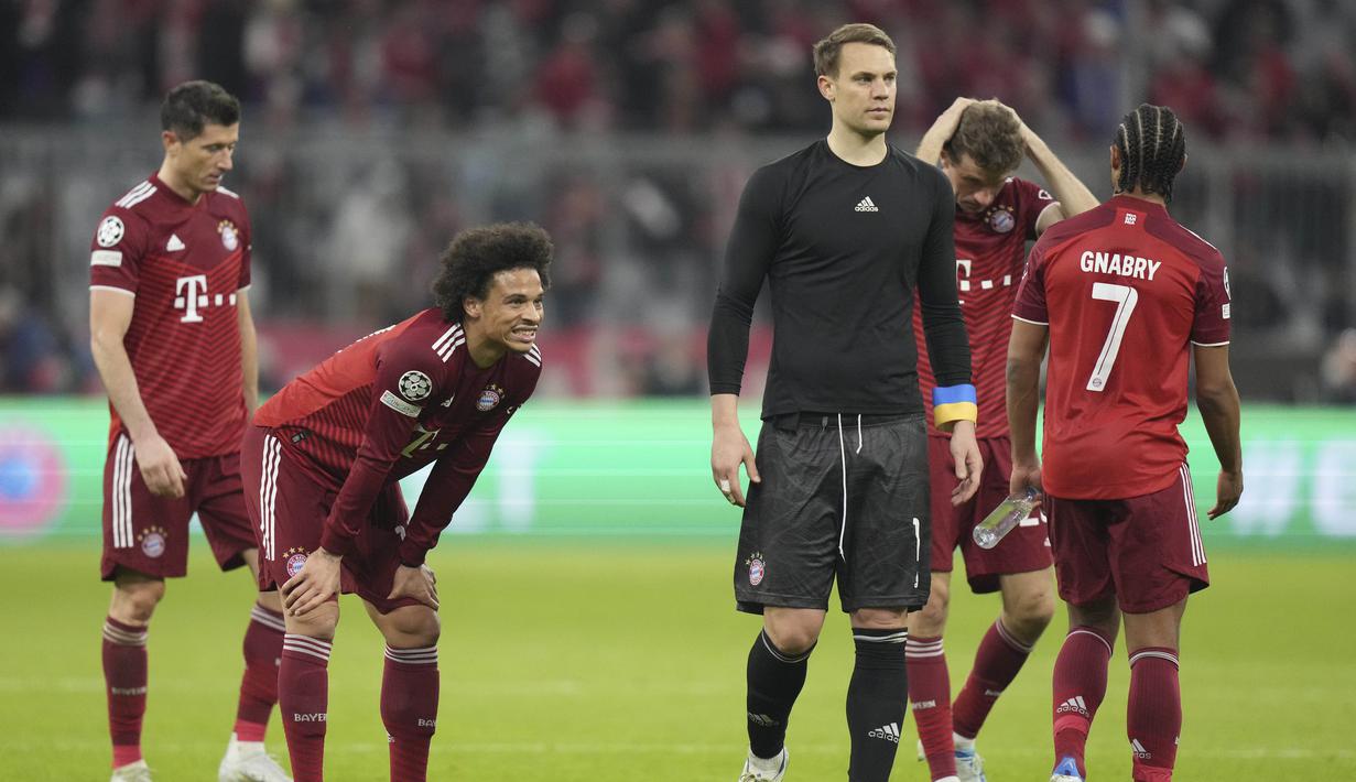 Pada pertemuan pertama yang berlangsung di Estadio de la Ceramica, 7 April lalu, The Bavarians menelan kekalahan 0-1 dari The Yellow Submarine. Sehingga Die Bayern kalah agregat 1-2 dari Villarreal. (AP/Matthias Schrader)