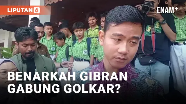 VIDEO: Dirumorkan Gabung Golkar, Ini Kata Gibran Rakabuming!