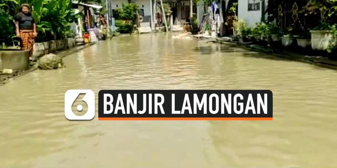 VIDEO: Kondisi Terkini Banjir Lamongan, Ribuan Hektar Tambak Terendam