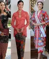 Lihat di sini penampilan artis da public figure pakai kebaya di Peringatan HUT ke-78 RI.