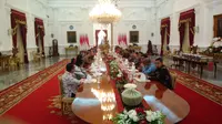 Undang Pemred ke Istana, Jokowi Beberkan Capaian Pembangunan
