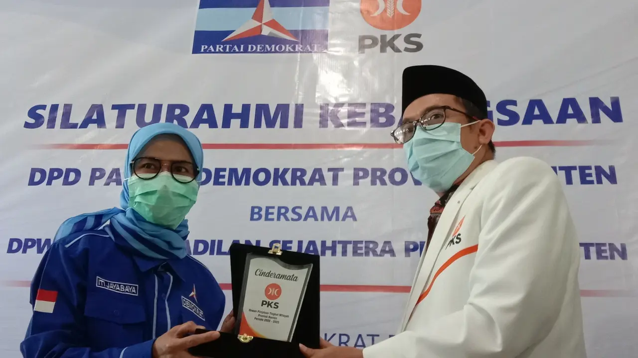 Demokrat Dan PKS Jajaki Koalisi Pilgub Banten 2024. (Rabu, 26/05/2021). (Liputan6.Com/Yandhi Deslatama).