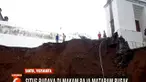 Areal yang longsor merupakan komplek bangunan baru atau penambahan dari komplek pemakaman yang sudah ada sebelumnya.