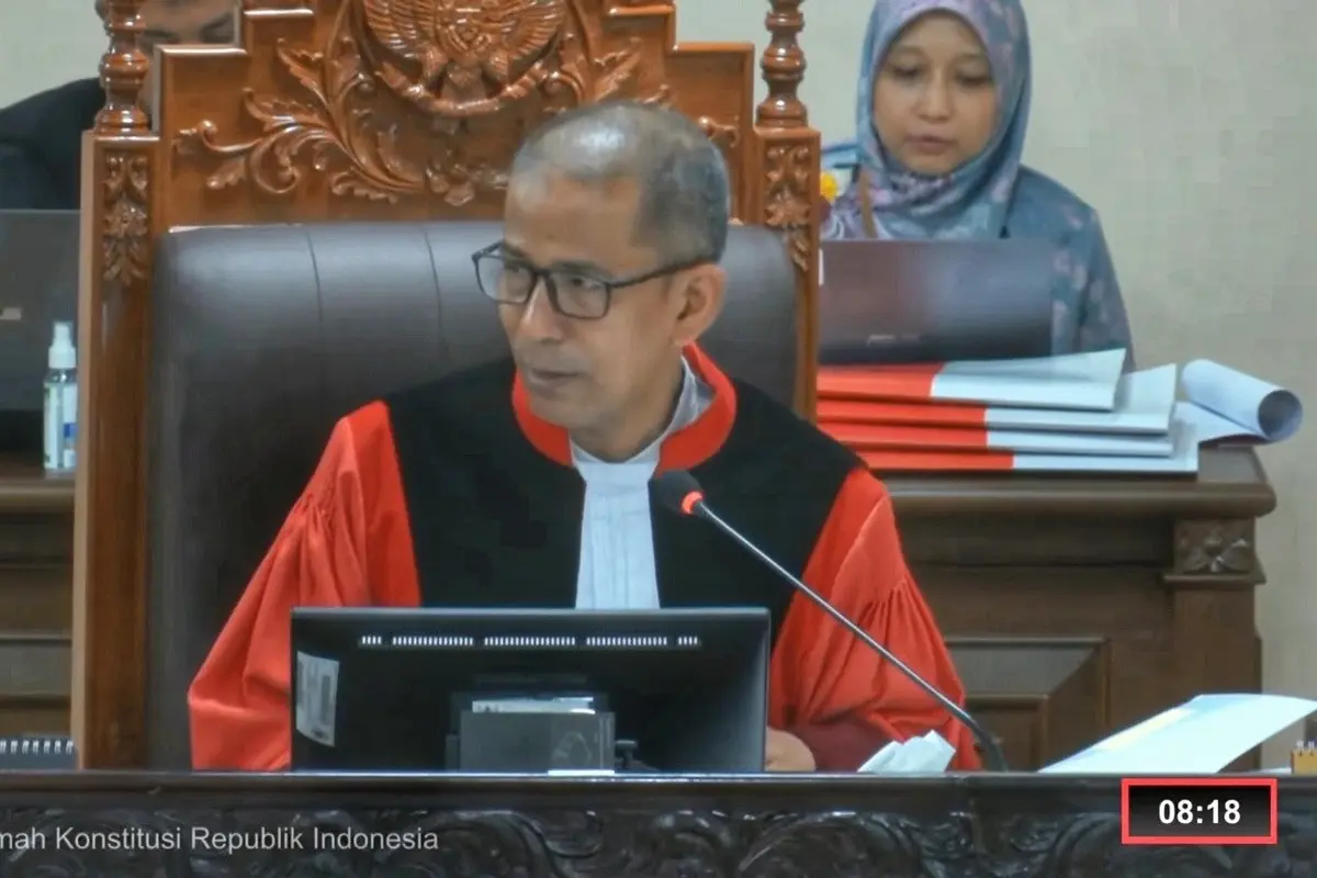 Hakim Mahkamah Konstitusi (MK), Saldi Isra.