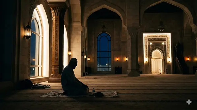 ilustrasi itikaf