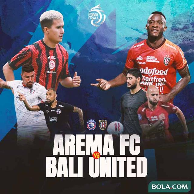 BRI Liga 1 - Duel Pemain Asing - Arema FC Vs Bali United