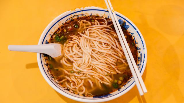 Ilustrasi cara, membuat, mie ayam