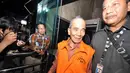 Saat dimintai tanggapan soal pemeriksaannya, Annas Maamun enggan berbicara banyak, Jakarta, Selasa (2/12/2014). (Liputan6.com/Miftahul Hayat)