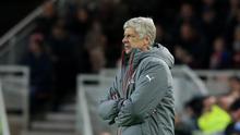 Arsene Wenger puas Arsenal meraih kemenangan di kandang Middlesbrough. (AFP/Lindsey Parnaby)