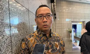 Direktur Utama Kliring Penjaminan Efek Indonesia (KPEI)  Iding Pardi. (Foto: Liputan6.com/Tira Santia)