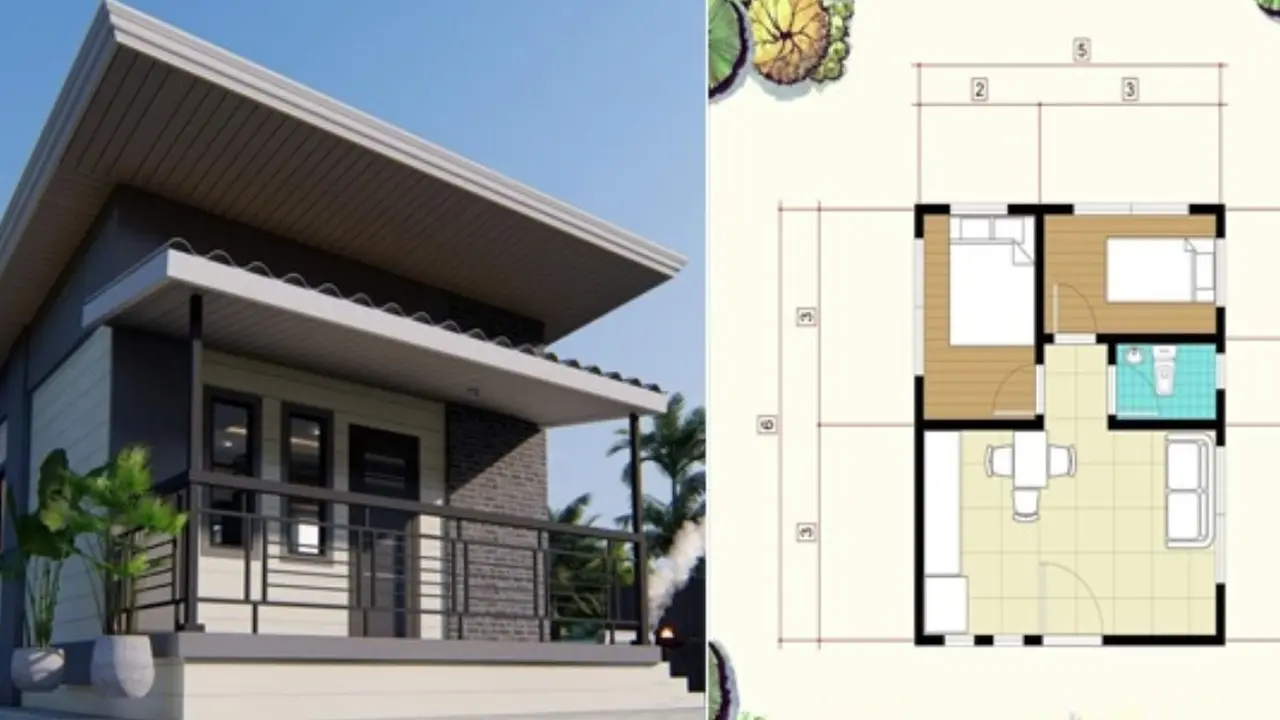 12 Desain Rumah Minimalis dengan 2 Kamar yang Paling Nyaman dan Cantik