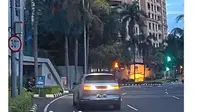 Viral Hyundai Ioniq Nekat Jalan Mundur di Kawasan SCBD Jaksel, Polisi Telusuri Pemiliknya