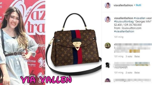 6 Koleksi Tas Mewah Via Vallen, Ada yang Ditaksir Ratusan Juta