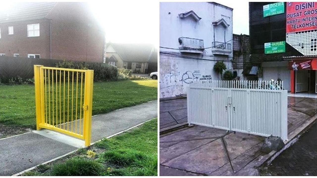 6 Bentuk Pagar Nyeleneh Tak Punya Fungsi Ini Bikin Geleng Kepala