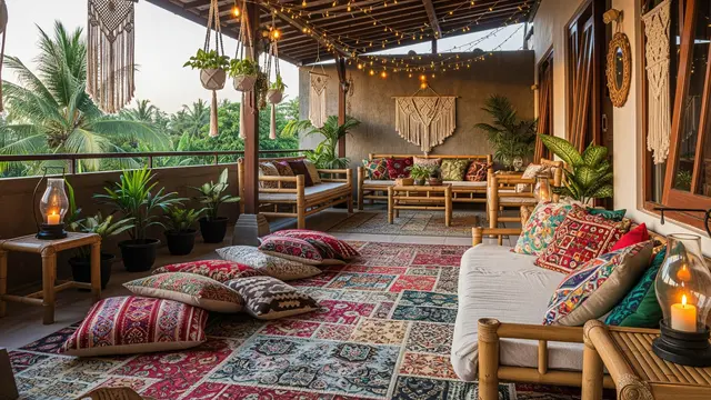 Desain Teras Rumah Gaya Bohemian Budget di Bawah Rp2 Juta