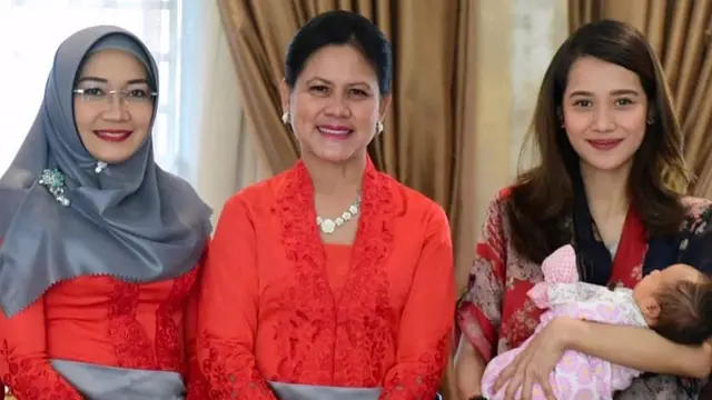 5 Potret Gista Putri Dijenguk Iriana Jokowi, Penampilannya Disorot