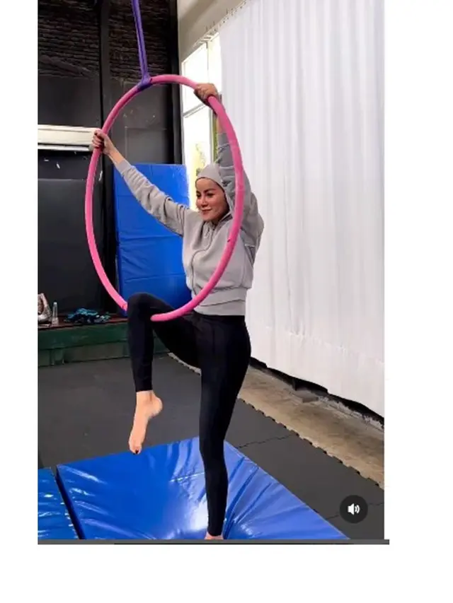 8 Potret Olla Ramlan saat Berolahraga, Demi Jaga Kebugaran Tubuh