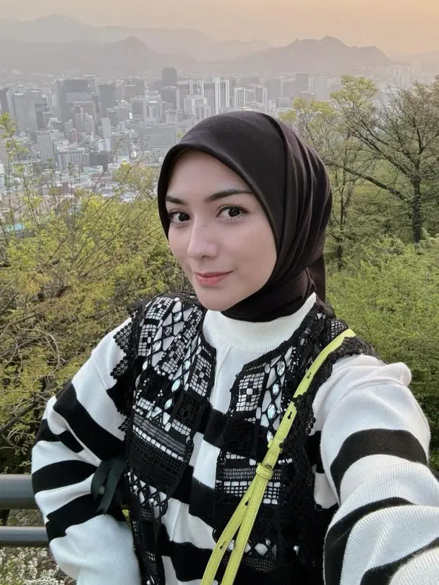 Citra Kirana dan Rezky Aditya Liburan ke Korea Selatan. [@citraciki]
