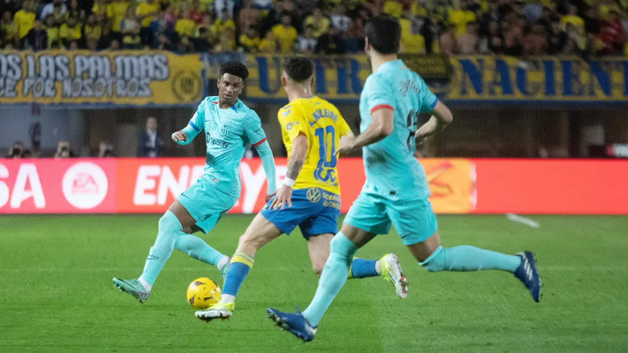 Foto: Melihat Kerja Keras Pemain Barcelona saat Susah Payah Menaklukkan Las Palmas di Liga Spanyol
