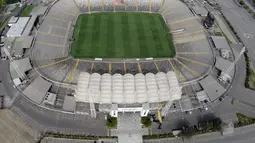 Penampakan Monumental Stadium dari udara. Stadion tersebut akan digunakan untuk pagelaran Copa Amerika 2015 di Chili, Selasa (21/04/2015). Sumber : AFP