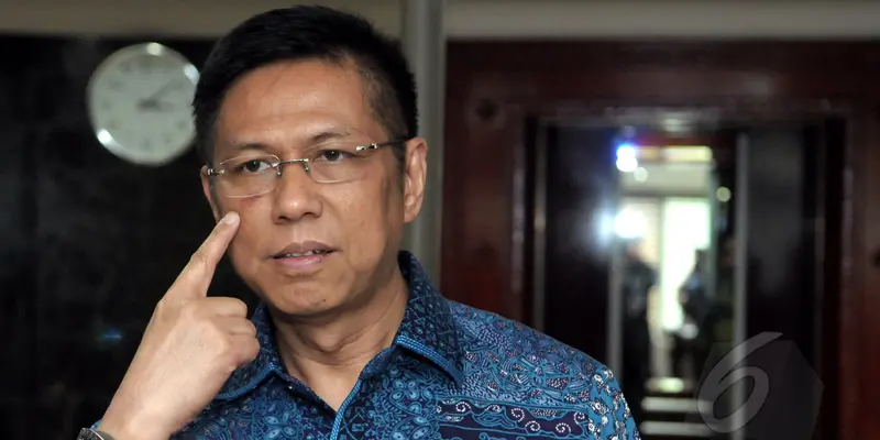 Lapor ke Ketua DPR, Mulyadi Tunjukan Luka Memar