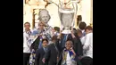 Bek kiri asal Brasil ini mendapatkan tiga trofi Liga Champions selama memperkuat Real Madrid. Namun yang paling spesial terjadi di musim 2001/2002. (AFP/Christophe Simon)