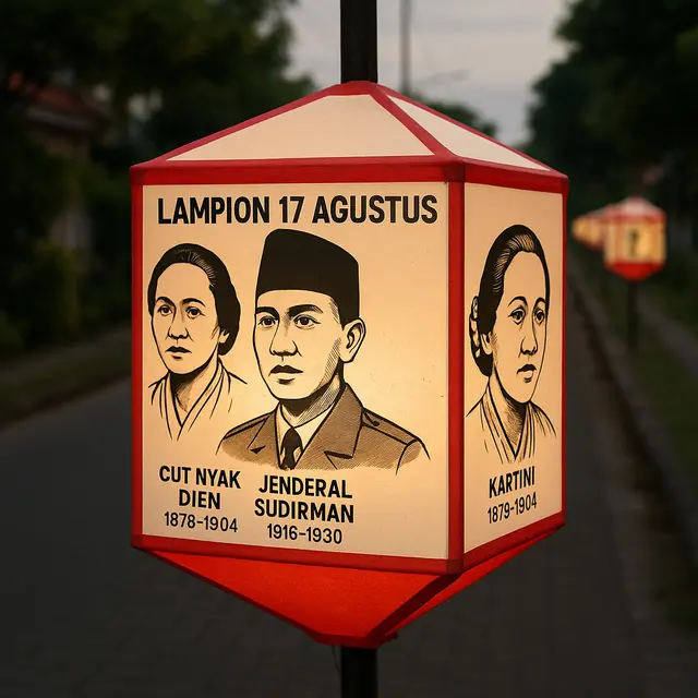 Model Lampion 17 Agustus (Foto: ChatGPT)