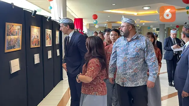 Acara "La Semaine Francophonie" di SMA Labschool Cibubur.