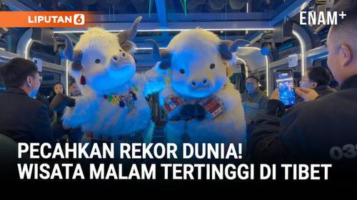 Wisata Malam di Lhasa Pecahkan Rekor Guinnes sebagai Tur Perahu Tertinggi