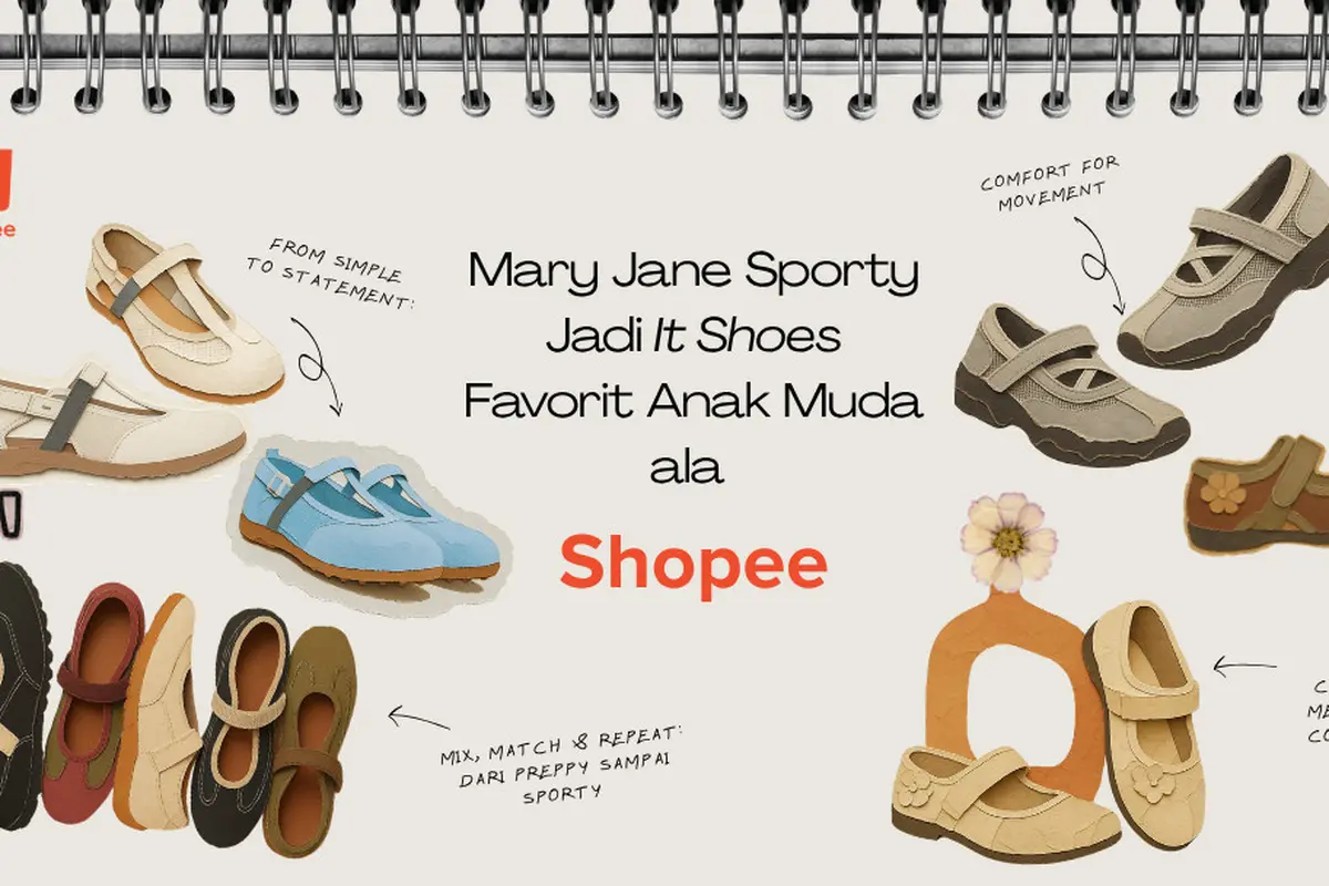 Pesona Mary Jane Sporty yang Bikin Gaya Makin Chic, Temukan Beragam Pilihan Brand Lokal di Shopee