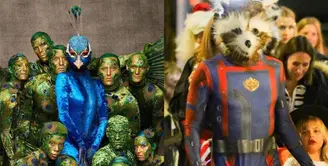 Lihat di sini beberapa kostum Halloween paling niat dari seleb Hollywood.