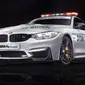 Safety Car ini didandani dengan paket performa dari BMW M Performance Parts.