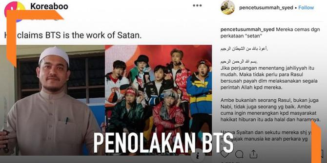 VIDEO: Pendakwah Malaysia Sebut BTS Kumpulan Setan