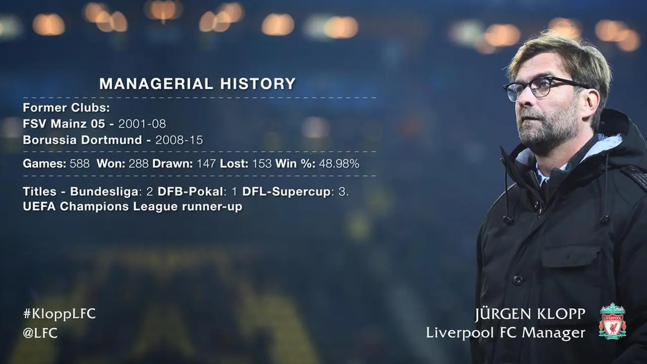 Manajer baru Liverpool, Jurgen Klopp