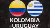 Kualifikasi Piala Dunia - Kolombia Vs Uruguay (Bola.com/Adreanus Titus)