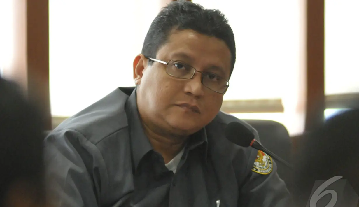 Ketua Bawaslu RI, Muhammad hadir disidang DKPP sebagai Pengadu, Jakarta (2/9/2014) (Liputan6.com/Panji Diksana)
