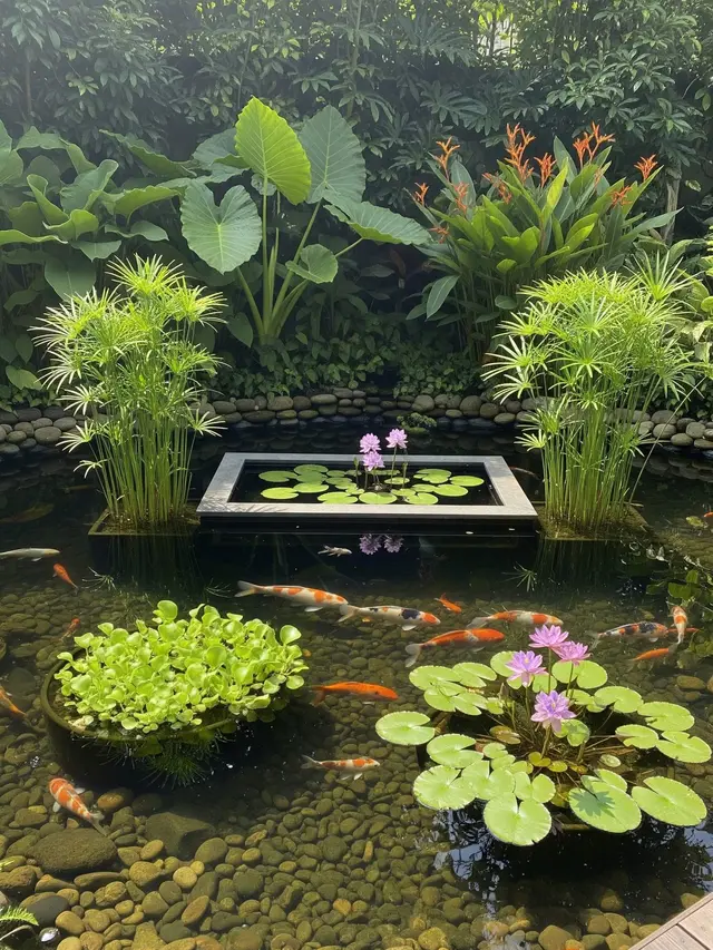 Ide Desain Kolam Ikan yang Tidak Perlu Sering Dikuras