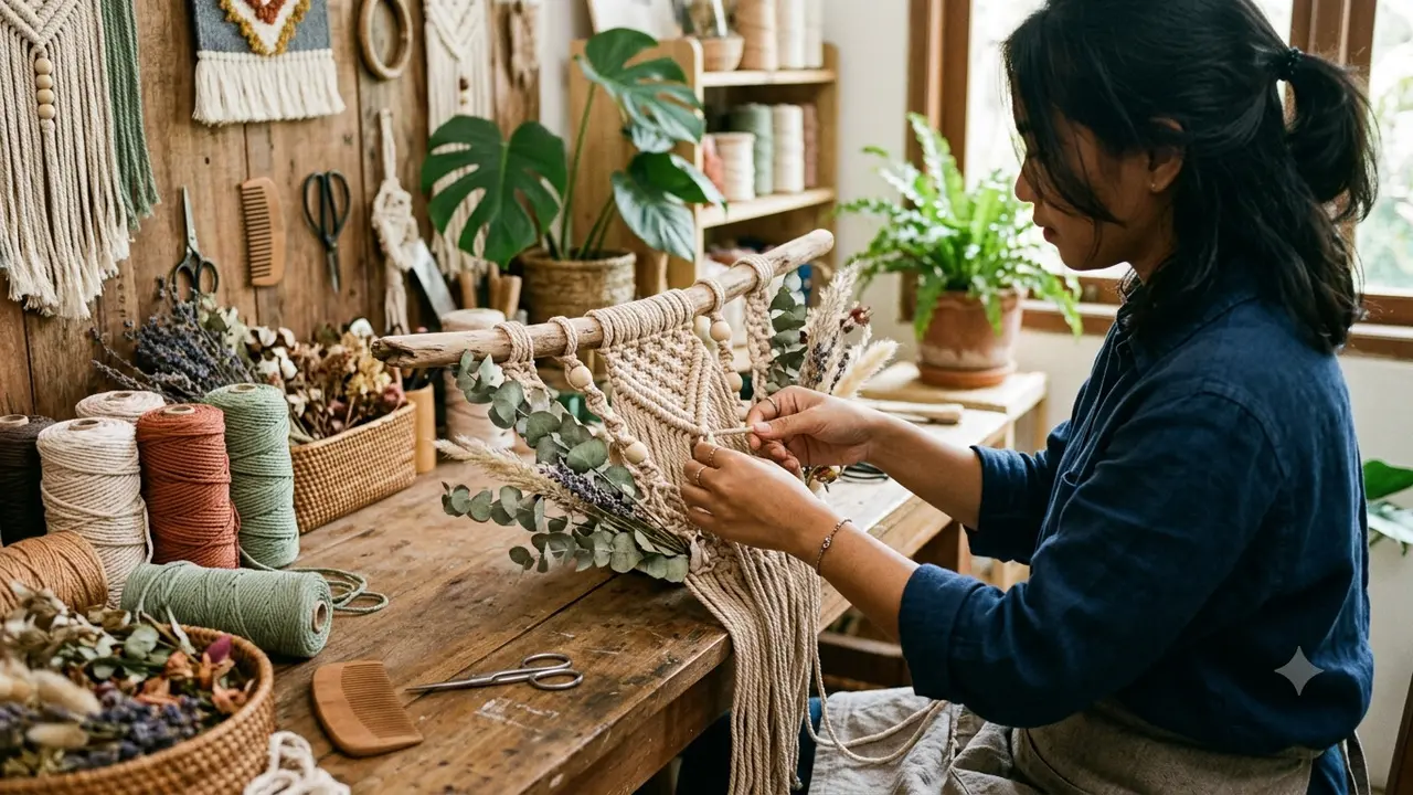 diy hiasan dinding