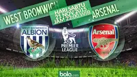 West Bromwich Albion vs Arsenal (Bola.com/Samsul Hadi)