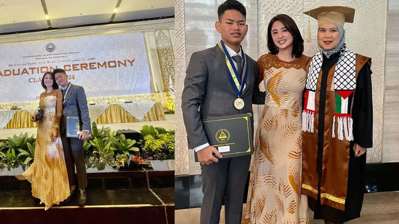 Potret Tampan Gabriel Putra Dewi Perssik yang Baru Saja Tamat SMA