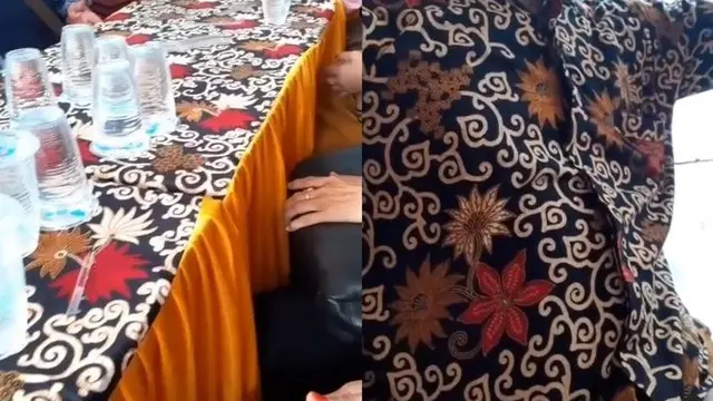 6 Potret Motif Baju Sama Dengan Taplak Meja Ini Bikin Senyum