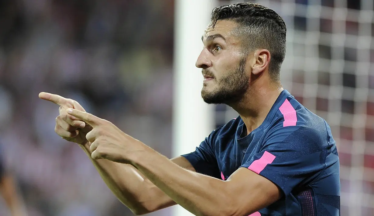 7. Angel Correa (Atletico Madrid) - 3 Gol. (AFP/Ander Gillenea)