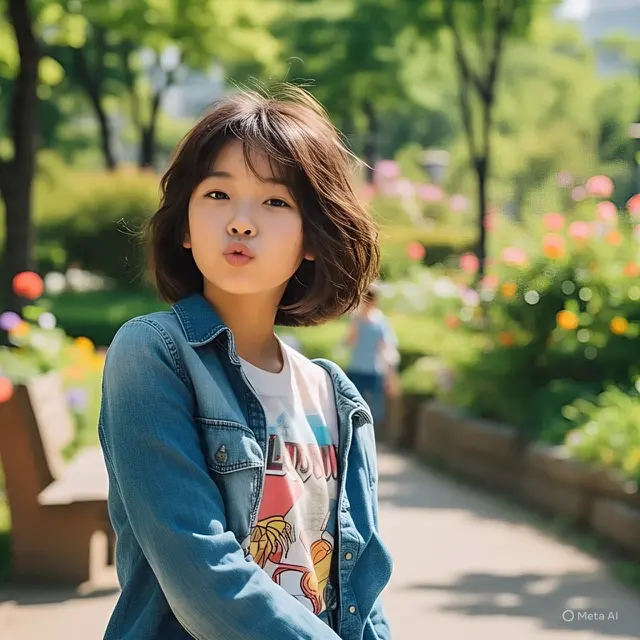 Rambut Pendek Sebahu Tanpa Poni