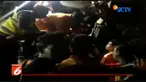 Bus pariwisata ini sedianya hendak pulang ke Surabaya setelah mengantar rombongan berwisata religi di Candi Ceto, Karang Anyar, Jawa Tengah.