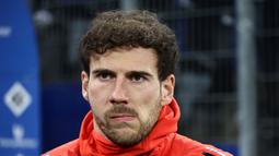 Leon Goretzka juga diperkirakan akan meninggalkan Bayern Munchen secara gratis pada akhir musim. Manchester United membutuhkan tambahan gelandang tengah musim panas ini. (AFP/Ibrahim OT)